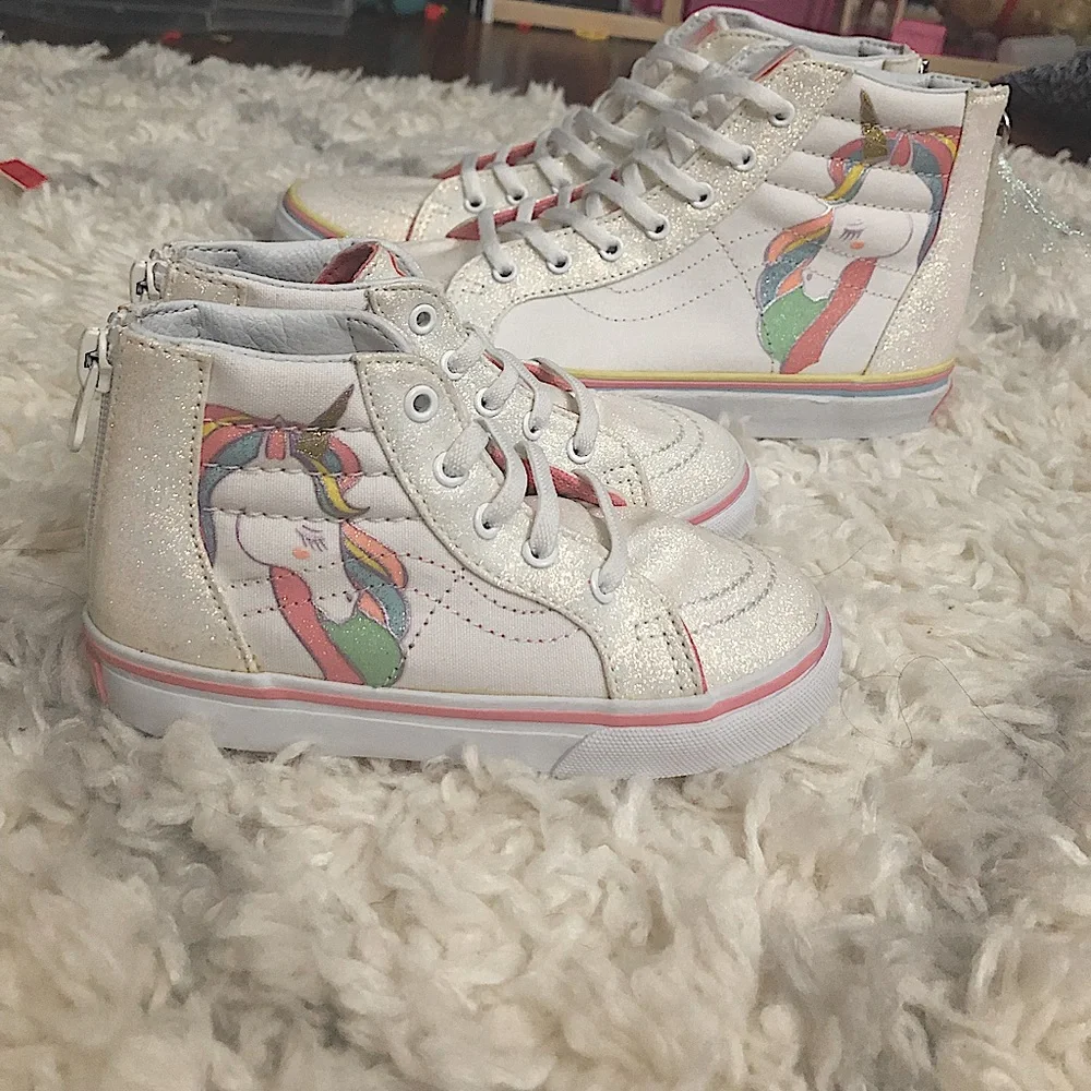 NWOT Mom&daughter matching vans🦄🌈 - Picture 2 of 5